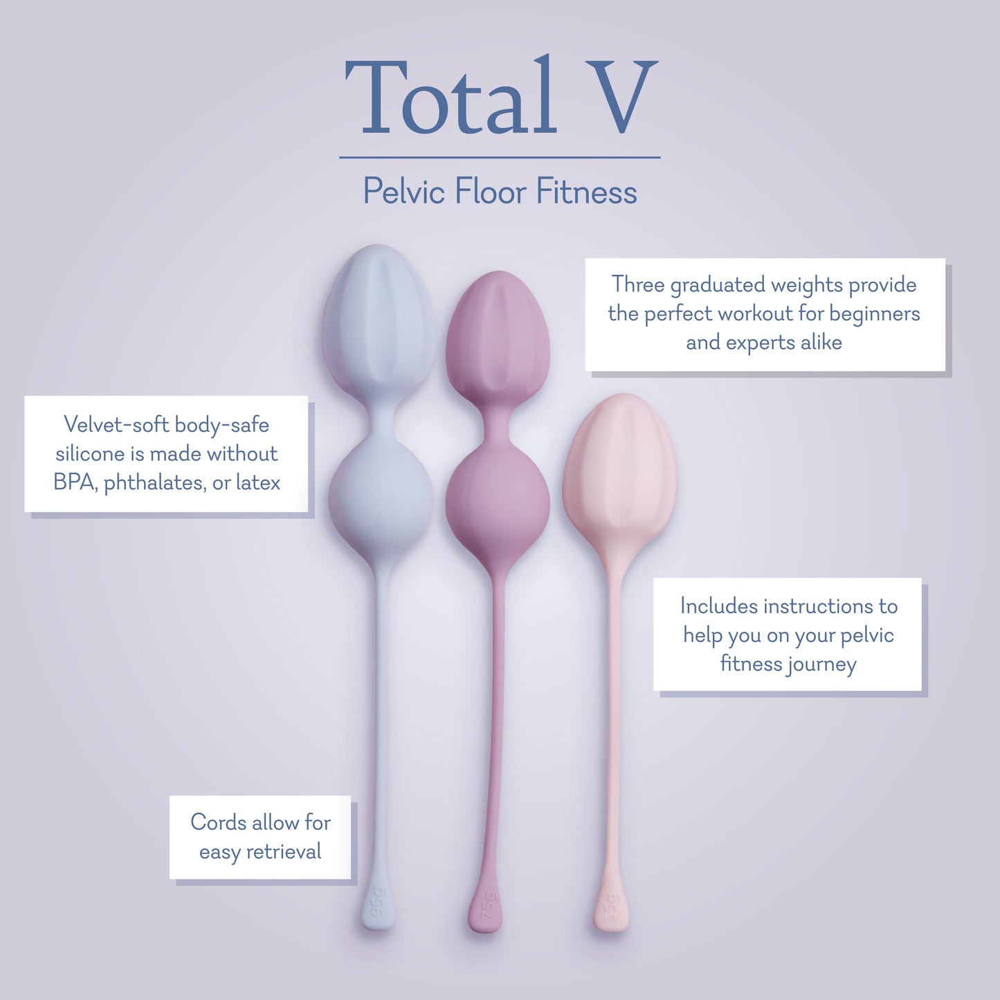 Total V Kegel Ball Set
